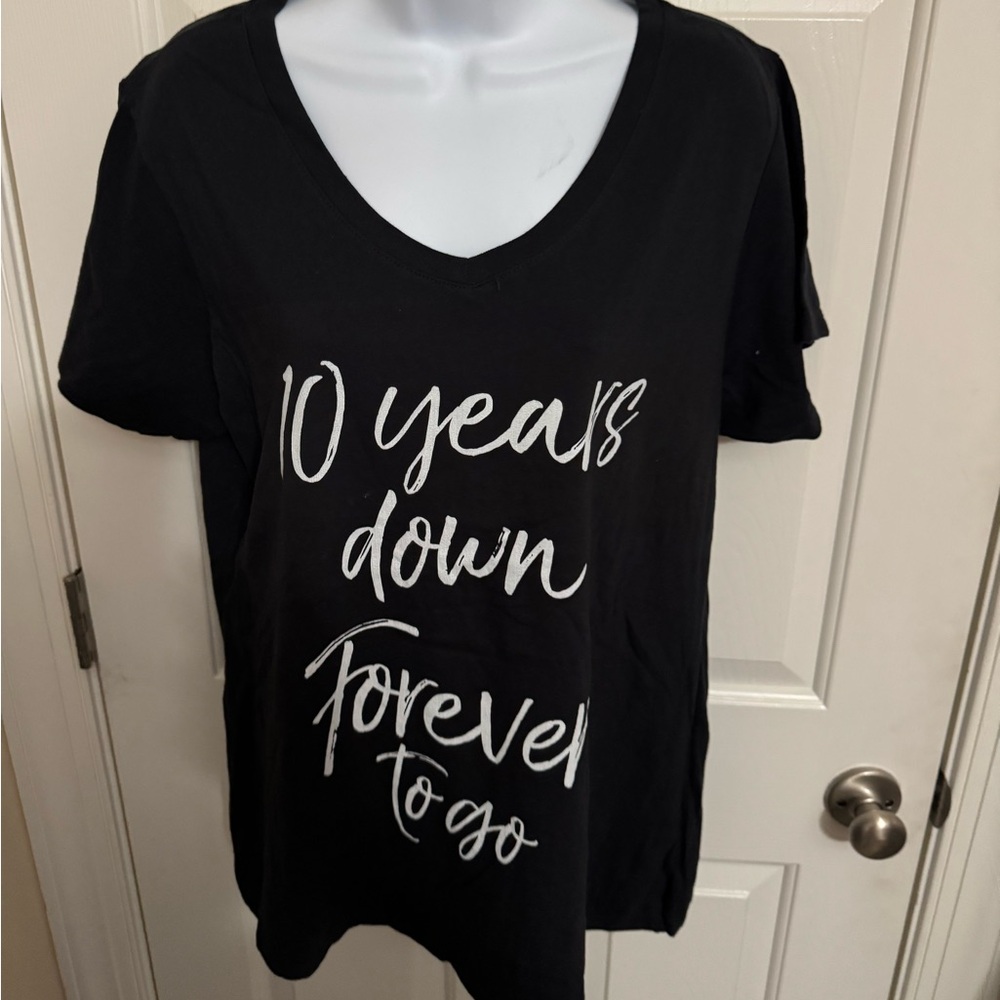10th Year Wedding Anniversary Shirt, 10 Years Down Gift, Forever To Go Shirt